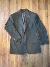 Bill Blass Men's 100% Camel Hair Blazer Made In USA Kensington Collection