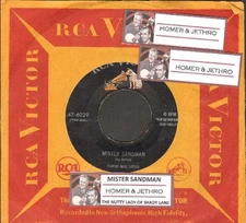 Homer & Jethro - Mister Sandman RCA 6029 Vinyl 45 rpm Record