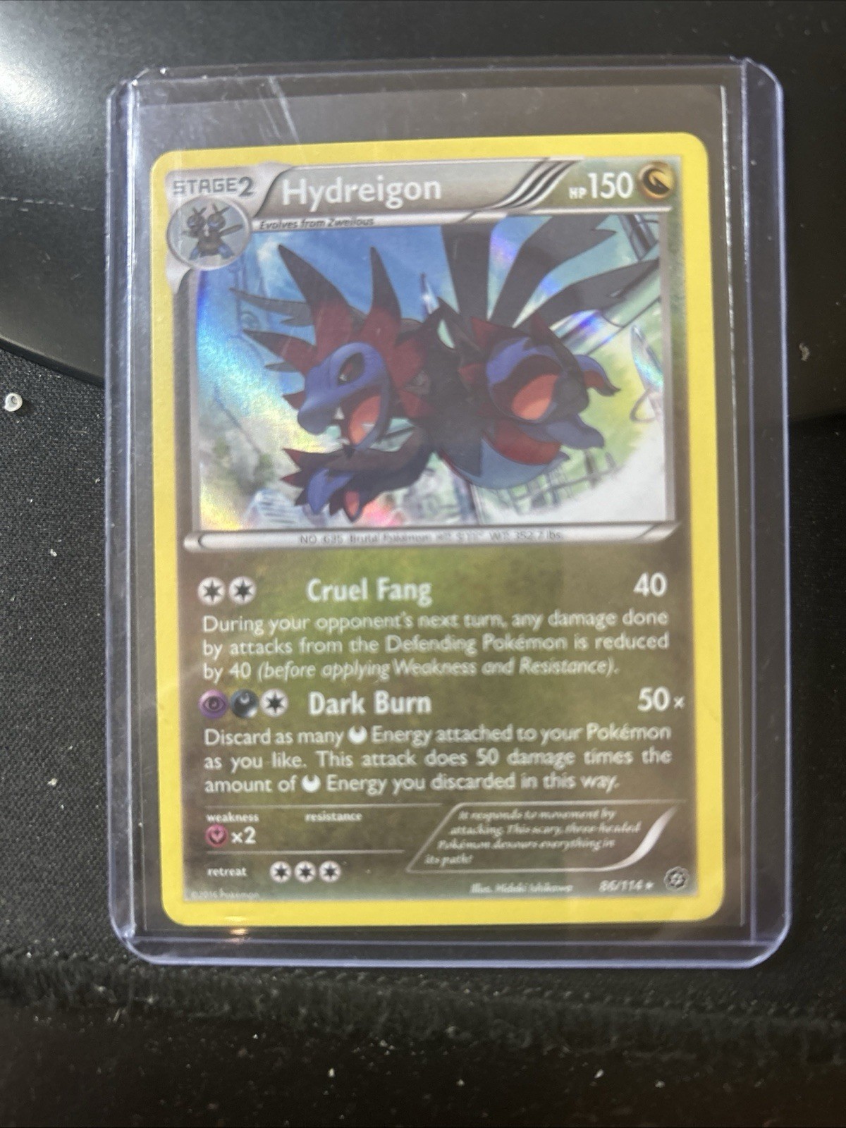Hydreigon 86/114 XY-Steam Siege Reverse Holo Bk