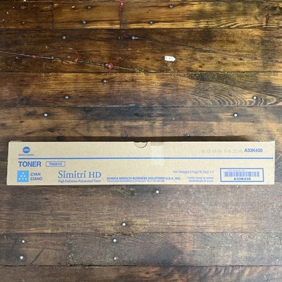 Genuine Konica Minolta TN321C / A33K430 Cyan Toner for bizhub C224 / C284 / C364