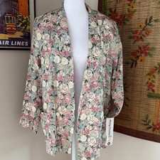 Vintage NWT Oversized Floral Blazer