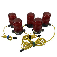 Lot of 5x Allen Bradley 855BS-ADA10 /A Red 855BS-ABS /A 90mm Surface Mount Base