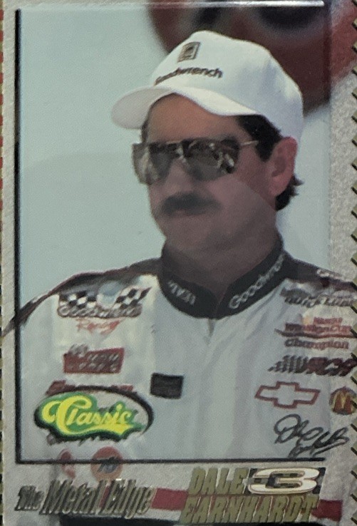 Dale Earnhardt PSA 9- 1995 Classic Metal Edge “Pocono” -Intimidator, Childress view 4