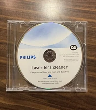Philips Magnavox Laser Lens Cleaner Disc Not for Video Games
