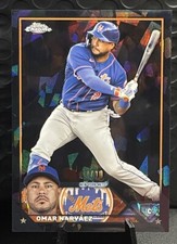 2023 Topps Chrome Update Sapphire Omar Narvaez Black Refractor #/10