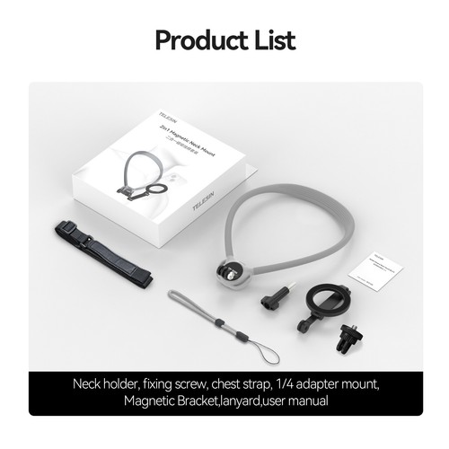 Upgraded Two in One Magnetic Neck Halter Anti-Slip Air Cushion Padding Camera S1 - Photo 10 sur 17