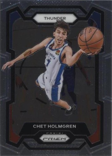 2023 Panini Chronicles Chet Holmgren Rookie Card #49 OKC Thunder