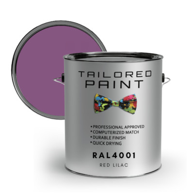 RAL4001 ROT FLIEDER SATIN uPVC Fenster & Tür 1K Pinsel oder Spray On