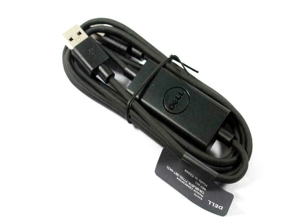 Lote de 10 cables de transferencia rápida Dell CBEBEAF064 para Windows USB 2.0 6 pies CN-0RJ57K Foto 3 de 4