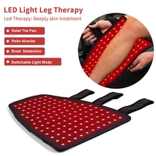 LED Near Infrared Red Light Therapy Device for Calf Pain Relief Leg Wrap Pad