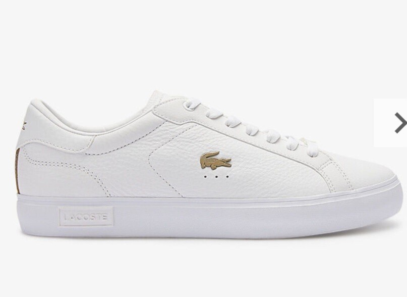 Lacoste Powercourt 0822 leather men Sneakers Size US 13 New