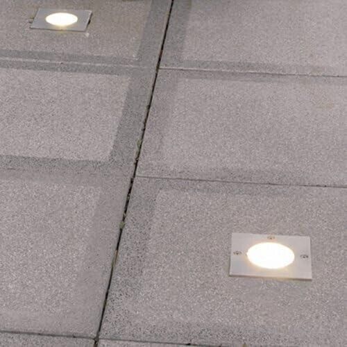 Recessed LED Ground Light GU10 Dimmable Decking Lights for Garden,Pathway-IP65 - Picture 9 of 11