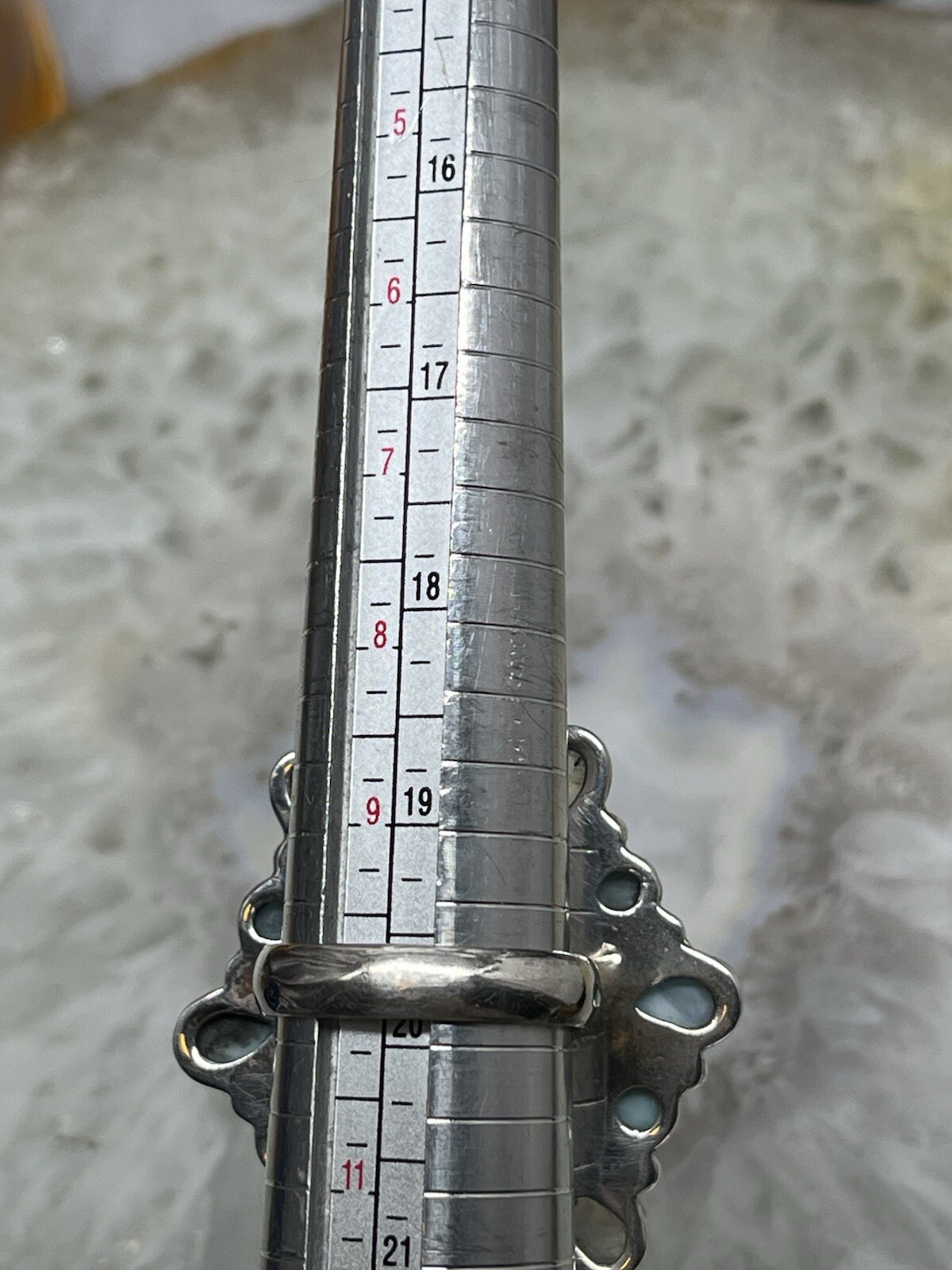 925 Goddess Sterling Silver Hand Carved Rainbow M… - image 6