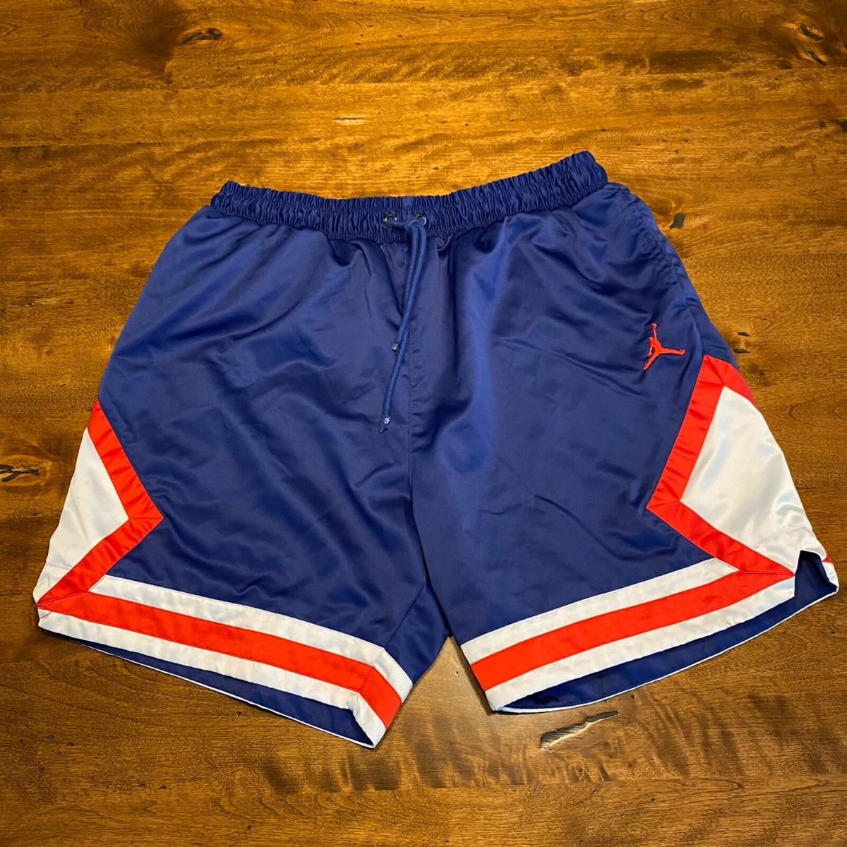 Jordan Brand Shorts Mens XL Blue White Red Basketball 8