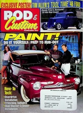 Vtg Rod & Custom Magazine April 1999 Paint Do It Yourself Prep to Rub Out m1205