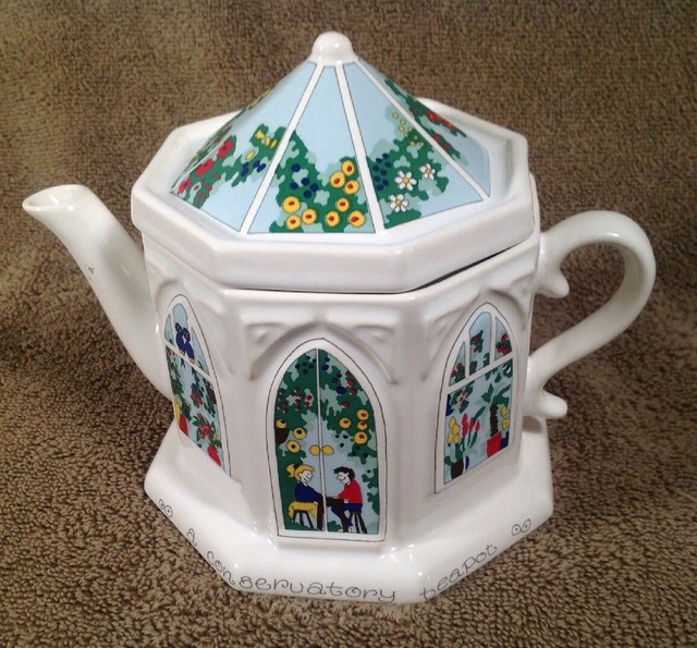 WADE, ENGLAND ENGLISH LIFE TEAPOT CONSERVATORY TEAPOT, MINT eBay