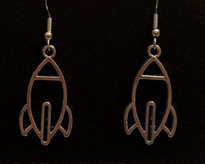 Rocket Earring, Space Earring, School Earring, Gift Idea, Science Earrings