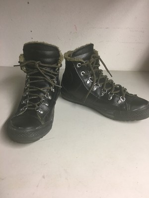 black converse boots size 6