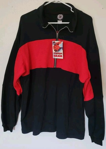 NWT Marlboro Unlimited Gear 1/2 Zip Pullover Sweater Jacket Large Vintage 90s - Picture 3 of 10