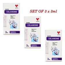 Set of 3 Get Rid Of Warts Fast, Removal Pro, Facial, Natural Healing 3 ML