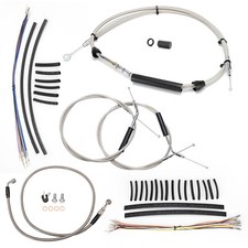 Throttle Clutch Cables for Harley 2004-2006 Sportster XL No ABS with 14" Bar