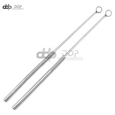 SET OF 2 LARYNGEAL BOILABLE HYGIENE DENTAL MIRRORS WITH HANDLE 000 00