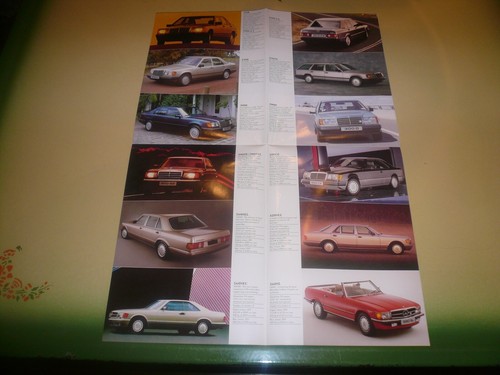 1987 Mercedes - Benz Sales Brochure - Vintage - Picture 3 of 5