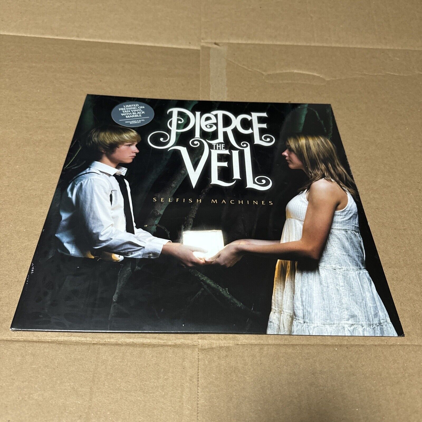 Pierce The Veil Selfish Machines Tan w Black Marbling Vinyl