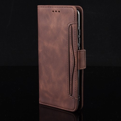 Para Doogee Note 59 Pro, Ranura para Tarjeta Separable Abatible Cuero Billetera Soporte Estuche Cubierta - Imagen 9 de 29