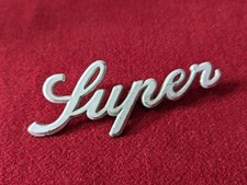 ALFA ROMEO SUPER GIULIA LOGO SIGLA EMBLEMA FREGIO STEMMA SCRITTA TARGHETTA BADGE