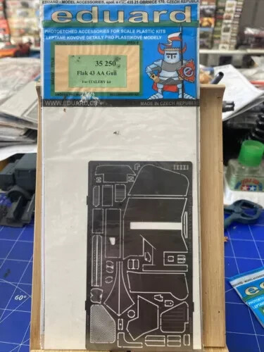 Eduard 35250 brass photo etched WWII Flak 43 AA Scala 1/35 for Kit Italeri