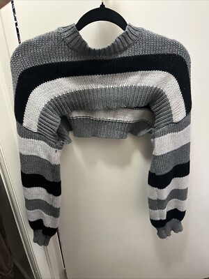 A Crop Top Sweatshirt