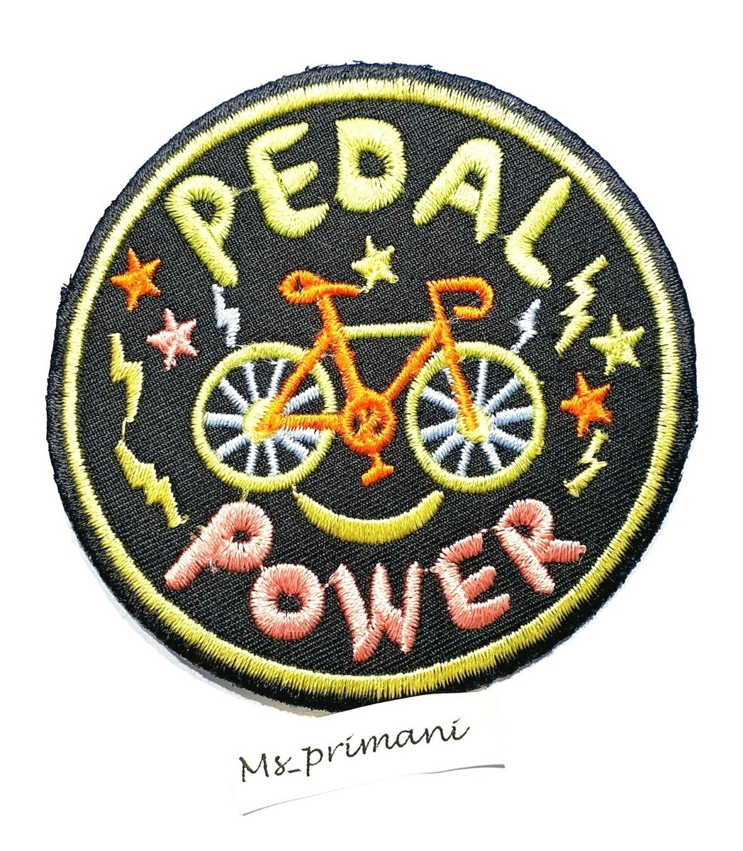 Fer Noir De Bicyclette Sur Lapplique Patch Brodé Applique - Foto 9