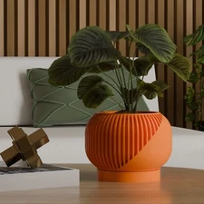 Nevron Space Age Retro Minimalist Planter Vintage Inspired Plants Mid Century