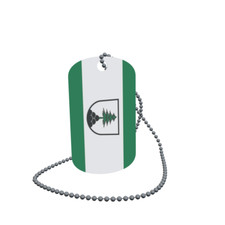 Dog Tag Flag Spruce Mountain Dog Tag Aluminium 30 x 50mm