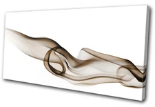 Abstract Smoke Design SINGLE CANVAS WALL ART Picture Print VA