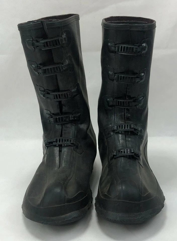  Lacrosse Big Chief Black Rubber Silver Clip Loop Lock Mens Wader Boots Size XL  - Image 4 of 4