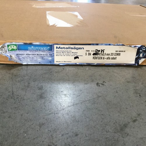 Rontgen M42-3075X27X0.92/3Z Bandsaw M42 3075x27x0.9mm 2/3Z New NFP Sealed (5pcs) - Picture 3 of 3