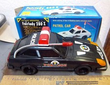 Vintage Fairlady 280Z Patrol Car, Battery Operated, New in original Box, MY-8627