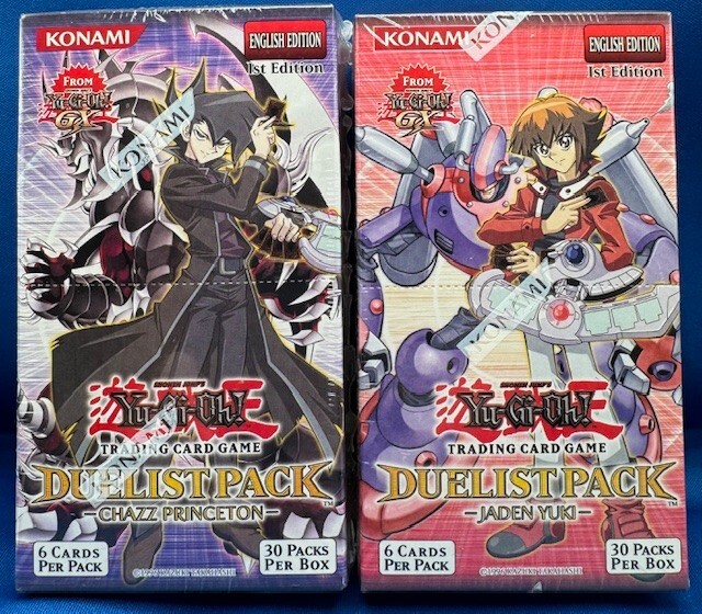 YuGiOh GX 1st Edition Jaden Yuki & Chazz Princeton TCG