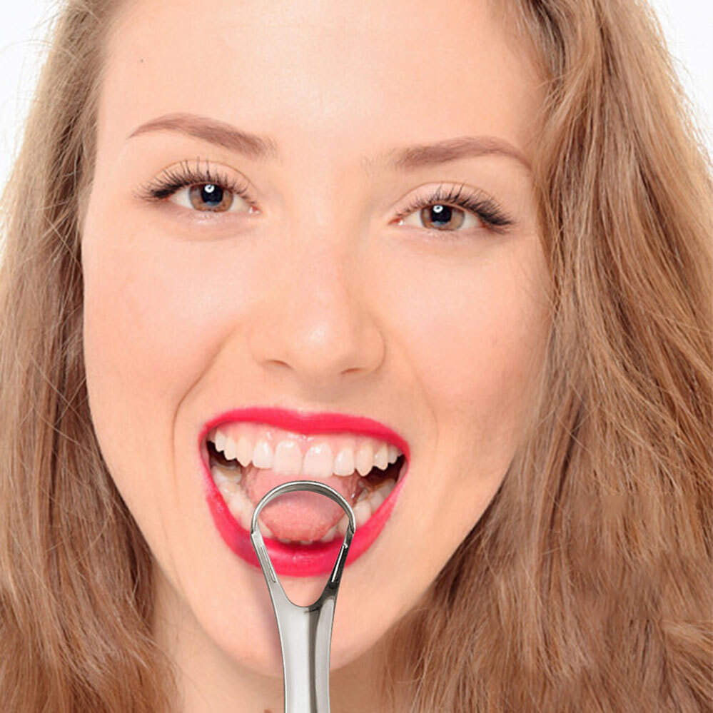 Mouth Kit Tounge Cleaner Stainless Steel Tongue Oral Hygiene Dental