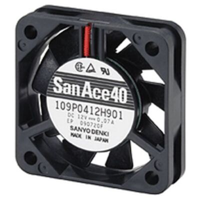 Sanyo Denki SAN ACE Lüfter 40x40x10mm 109P0405H901 5V 6200 U/min 25dBA 3 Litzen