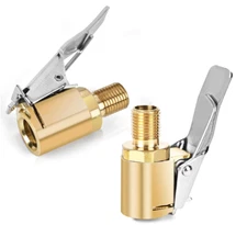 2pcs lockable air chuck Tire Inflation Hose Adapter Compressor Pump Car Tool