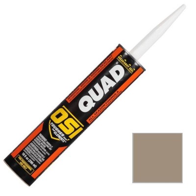 OSI Quad Window Door Siding Sealant Caulk 10oz Khaki Brown 456