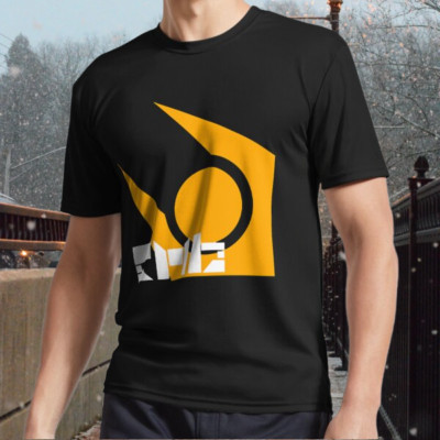 Tシャツ・カットソー ALYX Logo Printing Man to Man Yellow AAUSW0183FA01YLW0041 AA New Half-Life Alyx Combine Logo Premium Logo Men's T-shirt