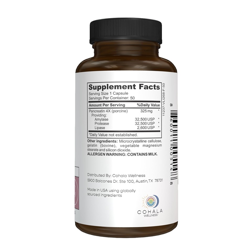 COHALA WELLNESS Debloat+ Natural Digestive Enzymes Bloating Relief