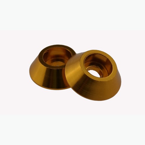 M3 3mm Anodized Aluminium Alloy Cone Washers For Computer Case (10 Pcs) - Picture 15 of 23
