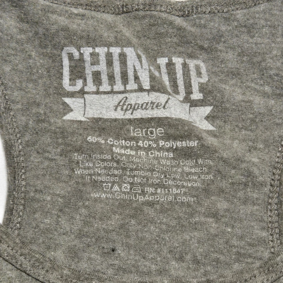 Camiseta sin mangas informal Athlectic Run estampado gráfico rápido deportiva para mujer talla L Foto 3 de 4