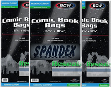 300 - BCW Current Modern Resealable 2-Mil Polypropylene Comic Book Bags