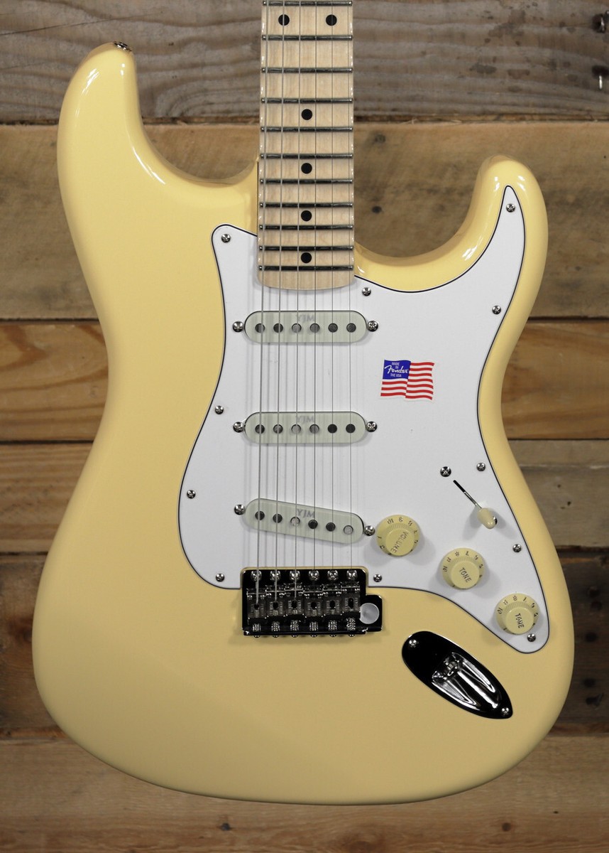 YJM308W / YNGWIE MALMSTEEN　 White Fender Yngwie Malmsteen Stratocaster, Vintage White | For
